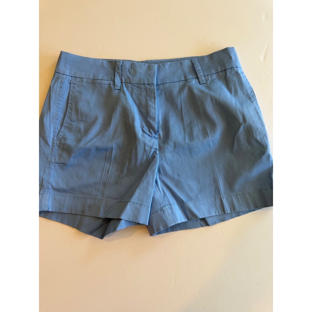 J.Crew Chino Shorts Light Blue Size 00 Cotton Stretch 4 Inch Inseam